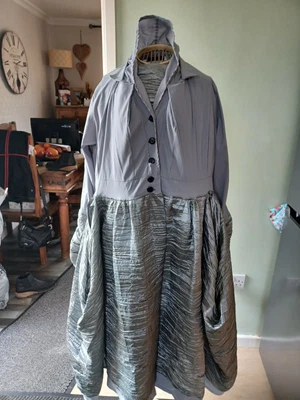 £30 • Buy Lagenlook Cover Up Brand Dress And Jacket Set Size 1 Gorgeous And Unusual
