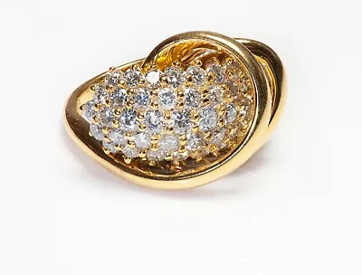 Jose Hess Spiral Gold Diamond Ring • $5850