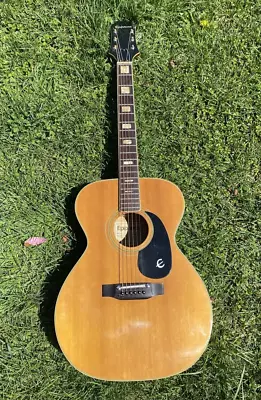 1970's Epiphone FT-130 Caballero Natural Made In Japan Acoustic - Bolt-On! • $28