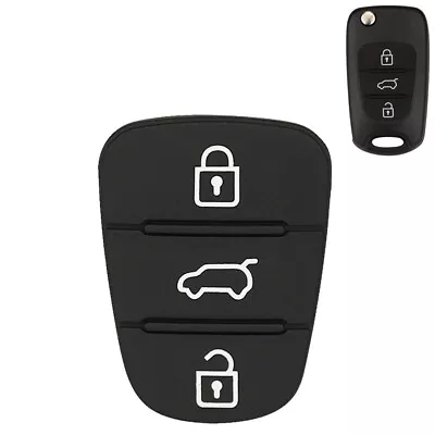 Hyundai I20 I30 Elantra Car Key Replacement Rubber Buttons AOHY-B02 RPKHY-KS12B • $7.95