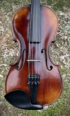 Friedrich August Glass Old Violin 4/4 -Repaired 1924 *Grafted • $2150