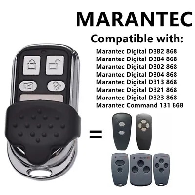 Marantec Digital D302 D304 868MHz Garage Door Remote BEST Transmitter E1J4 • $9.39
