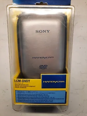 Sony Handycam Soft Carry Camcorder Case Silver DVD LCM-DVDY O • £19.99