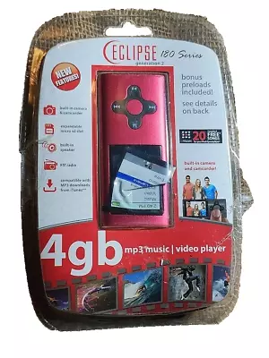 Eclipse Portable Media Player  - 4GB - Micro SD - Red • $6.86