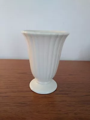 Vintage Dartmouth Pottery Cream  Vase /Urn 1960s (16cms Tall) • £16.50