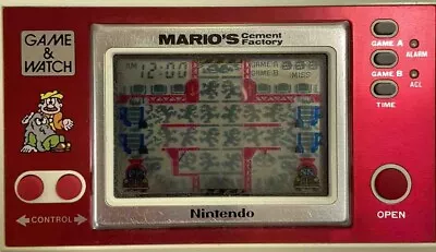 Nintendo Game & Watch Mario’s Cement Factory - Working With Minor Bleeding • $39.39