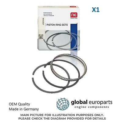 Piston Ring For Mercedes S500 E500 G500 ML500 ENGINE M113E50 5.0L 97.00mm 1997- • $48.09