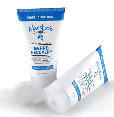 Maestro's Classic Mark Of A Man Blend Beard Recovery New 8 Oz Tube • $21.95