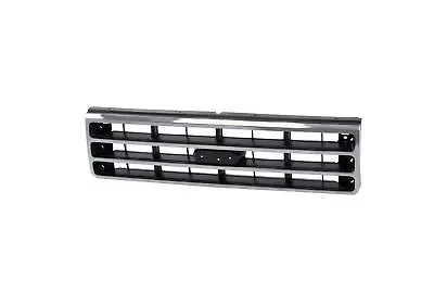 For Ford F-250 F-350 F-150 Bronco 89-91 New Front Chrome Grille Dark Gray Insert • $51.01