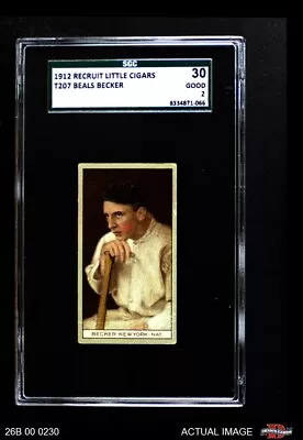 1912 T207 Beals Becker   Giants SGC 2 - GOOD • $115