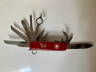 Vintage Swiss Army Knife With Etched Pointer/setter Dog • $84