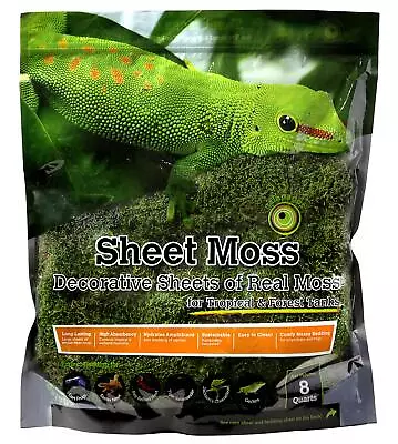 Galápagos (05248) Sheets Of Real Moss 8-Quart NaturalGreen • $12.01