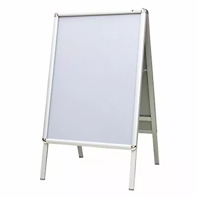 A1 A2 A-board Pavement Sign Poster Snap Frame Double Side Sign Display Stands  • £45.95