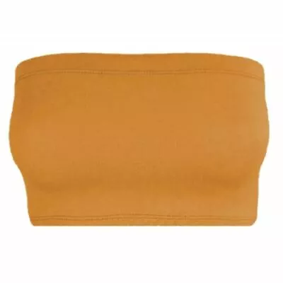 £4.49 • Buy New Ladies Plain Boob Tube Strapless Bandeau Elastic Stretch Vest Bra Crop Top