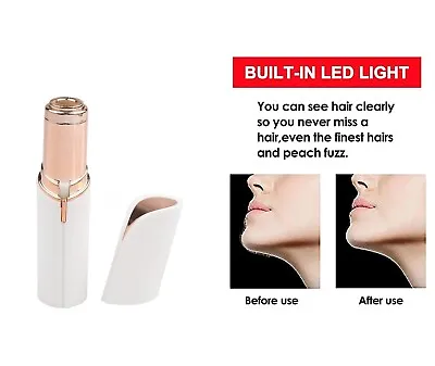 Women Flawless Finishing Touch Painless Face Facial Hair Remover With Package AU • $13.90