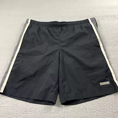 VTG Nike Shorts Mens Large Black Mesh Lined Athletic Drawstring Sports • $18.50