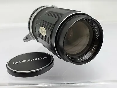Miranda 135mm F3.5 Telephoto Prime Lens For Miranda Bayonet Mount SLR Cameras • $11.95