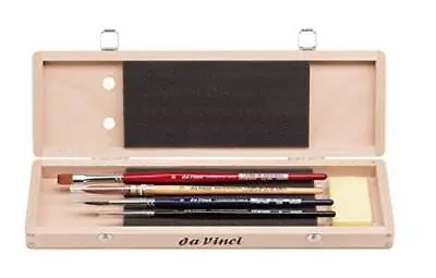 Da Vinci Watercolor Series 5279 Deluxe Paint Brush Set Natural Hair And Synt... • $81.69