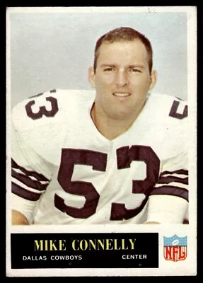 1964 Philadelphia Football Card Mike Connelly Dallas Cowboys #45 • $2.99