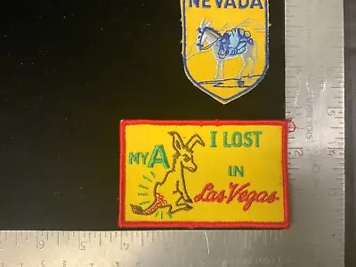 Vintage 2 Las Vegas Nevada Souvenir Patches • $11.99
