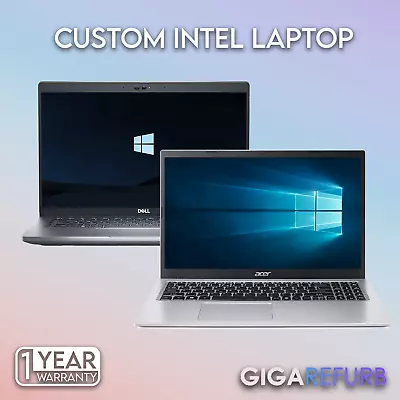 FAST CHEAP Intel Core I3 / I5 LAPTOP - Windows 10 - WiFi - 4GB RAM - 120GB / 1TB • £79.99