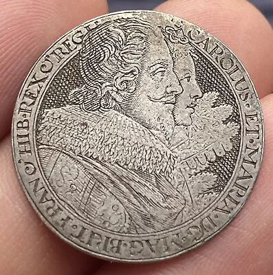 Charles I Silver Medal/counter C.1630 Rare And Great Condition • £68