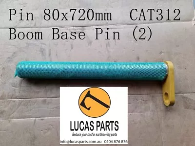 Excavator Pin 80*720mm  ID*TL  Boom Base Pin  (P2) CAT312 • $446.35