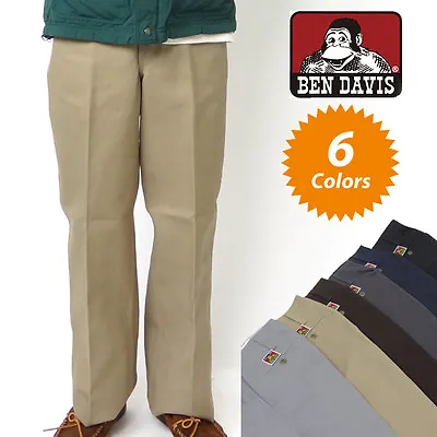 Original BEN Davis Pants Black- Nave- Charcoal- L. Gray- Khaki- Brown All Sizes  • $47.99