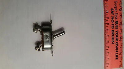 Arrow Hart Glass Tipped Toggle Switch WWII Vintage Aircraft AN3022-8 B-6B • $18