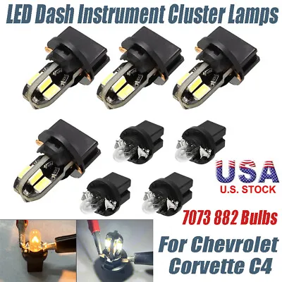 For 84-89 Corvette C4 LED Dash Instrument Cluster Lamps 7073 882 Halogen Bulbs • $30.99