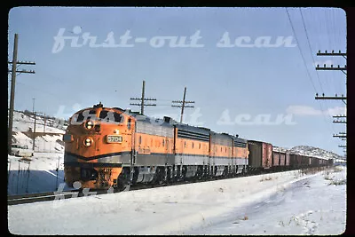 R DUPLICATE SLIDE - D&RGW Rio Grande 5704 F-7 Action On Frt Castle Rock 1967 • $12.89