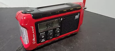 Midland ER210 Emergency Crank Weather Radio - Red • $35