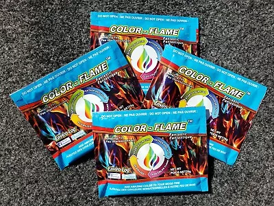 4 PACK Enviro Log Color Flame Fire Magical Colored Colorful Flames Color Changes • $9.99