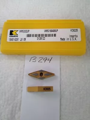 4 New Kennametal Vnmg 332up Carbide Inserts. 16 04 08up.  Grade: Kc9225.  {b294} • $32.95