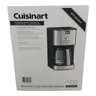 $64.99 • Buy Cuisinart Brew Central 14 Cup Coffee Maker - Refurbished By Cuisinart 