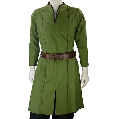 MEDIEVAL FANTASY VIKING NORSEMAN ELVEN LOTR Mens All Period SHIRT TUNIC LARP New • $89.95