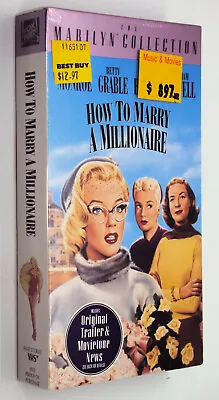 HOW TO MARRY A MILLIONAIRE New DVD 1953 Marilyn Monroe 20th CenturyFox Watermark • $4.44