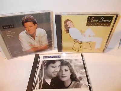 COLLECTION Of 3 *AMMY GRANT / VINCE GILL* CDs MIX VERSIONS OF SONGS 1994 -1998 • $9.99