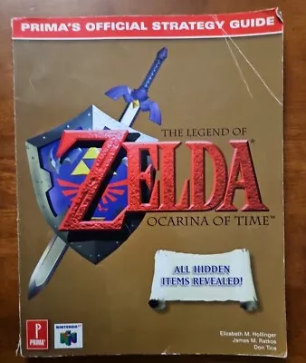 N64 Legend Of Zelda: Ocarina Of Time Prima Official Strategy Guide No Poster • $30