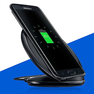 Fast Qi Wireless Charger Charging Pad Stand Dock For Samsung Galaxy S6/S7 Edge • $9.99