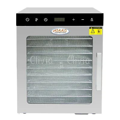 CMI 10 Tray Double Layer Stainless Steel Food Dehydrator Fruit Vegetable Dryer • $246.99