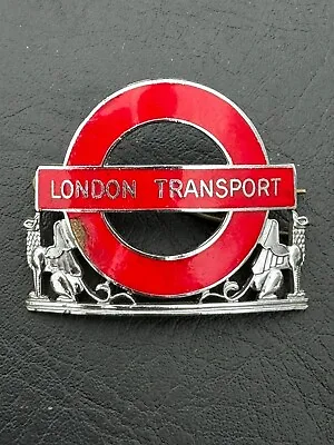OBSOLETE London Transport LPTB Bus Tube Underground Hat Cap Uniform Enamel Badge • £52