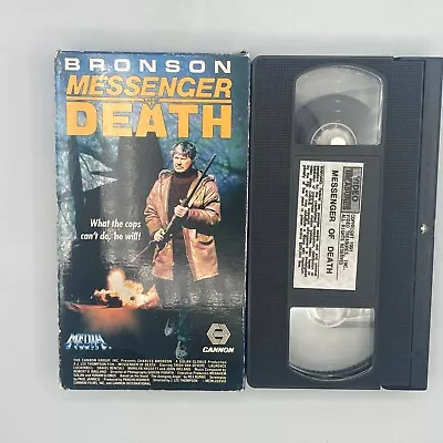 Messenger Of Death (1988) VHS Movie Video Treasures (1991) Bronson X Cannon • $7