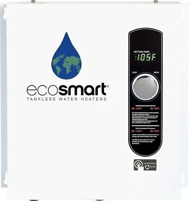 ECO 27 Tankless Water Heater Electric 27-kW - Quantity 1 17 X 17 X 3.5 • $348.37