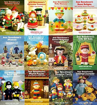 £6.99 • Buy Jean Greenhowe Toy Knitting Pattern Books / Booklets - Various Titles- ALL NEW