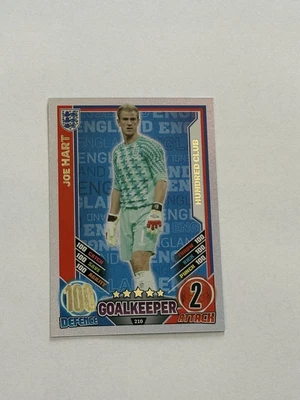£3.95 • Buy Match Attax England Euro 2012 Joe Hart 100 Hundred Club No 210