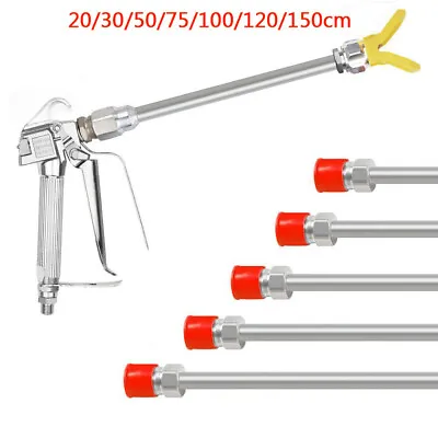 Airless Paint Sprayer Spray Gun Tip Extension Pole Rod 20/30/50/75/100/120/150cm • $20.52