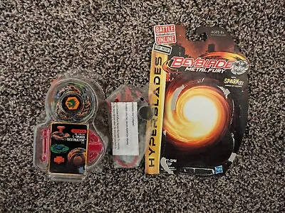 L Drago Destructor F:S Black Hyperblades Beyblade HASBRO METAL FURY READ DESCRIP • $299.99