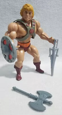 Excellent Vintage MOTU 1981 He-Man Masters Of The Universe Complete • $142