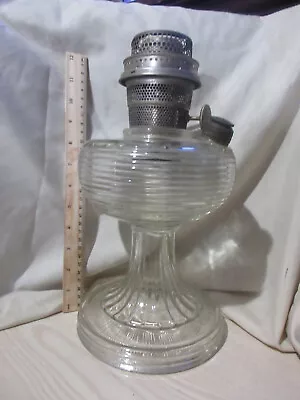 Aladdin  Crystal Beehive Model B Kerosene Table Lamp 1937-38 • $99.95